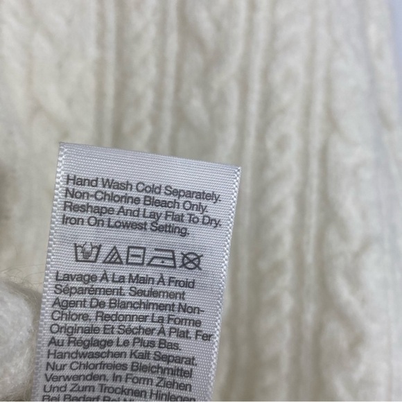 MADEWELL Cable Winslow Mockneck Pullover Sweater Alpaca NEW - Picture 16 of 16